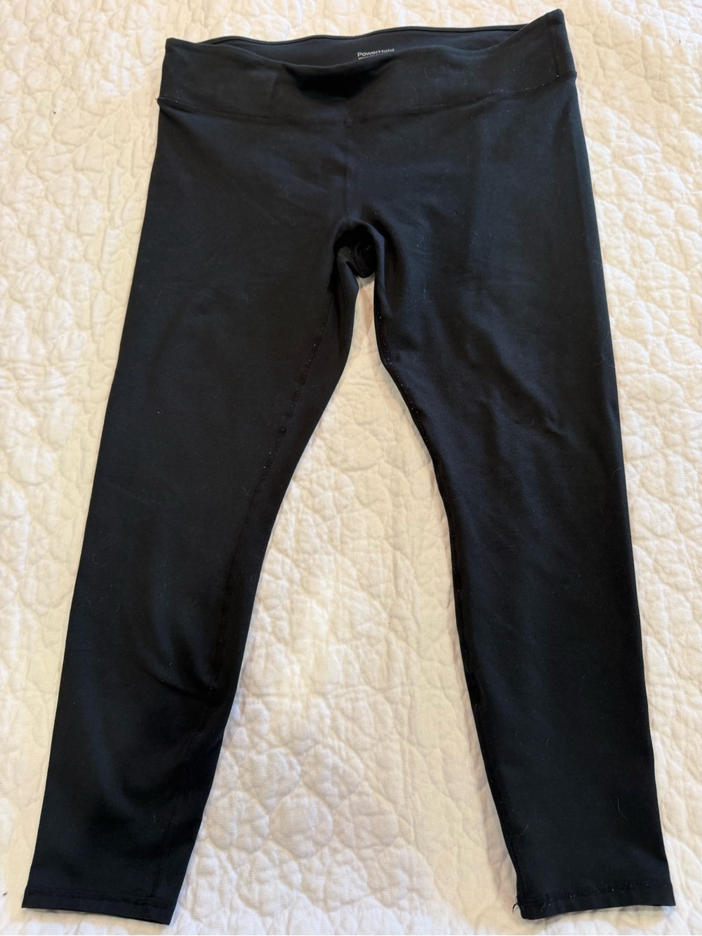 Fabletics Powerhold 7/8 black leggings